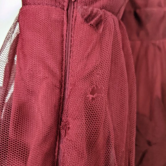 Chiiffon Lace Gown - Picture 7 of 8